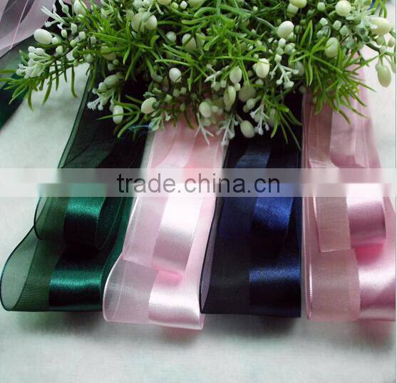 satin ribbon bowknot flower for wedding and gift