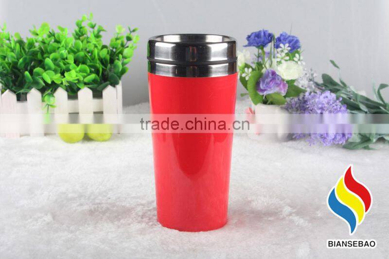 Promotional red Stainless steel Travel mug