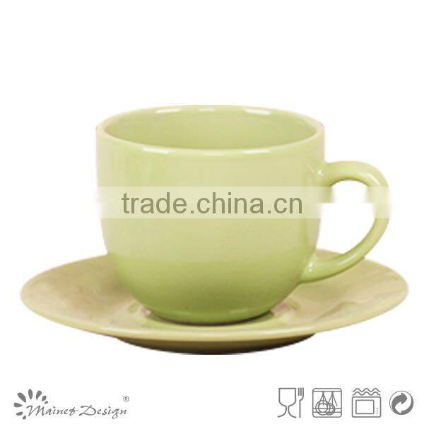 Cup Saucer solid colour high quality modern design wholesale top sale