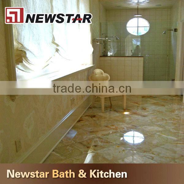 yellow onyx bathroom tile&vanity top