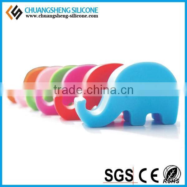 Cute design silicone mobile phone accessory, silicone gifts