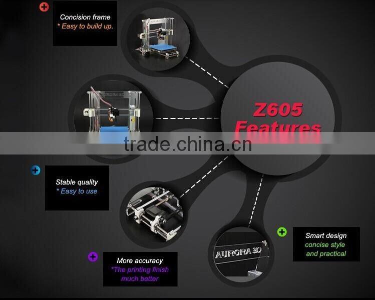 200*200*180mm abs plastic 3d printer