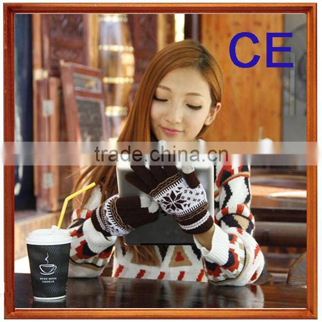 Customized Logo Men Women Unisex Winter Mobile Phone Gloves Touch Screen Gloves