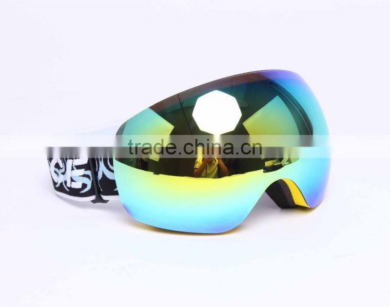 TPU flexible frame custom snowboarding goggles, snow boarding goggles, ski glasses