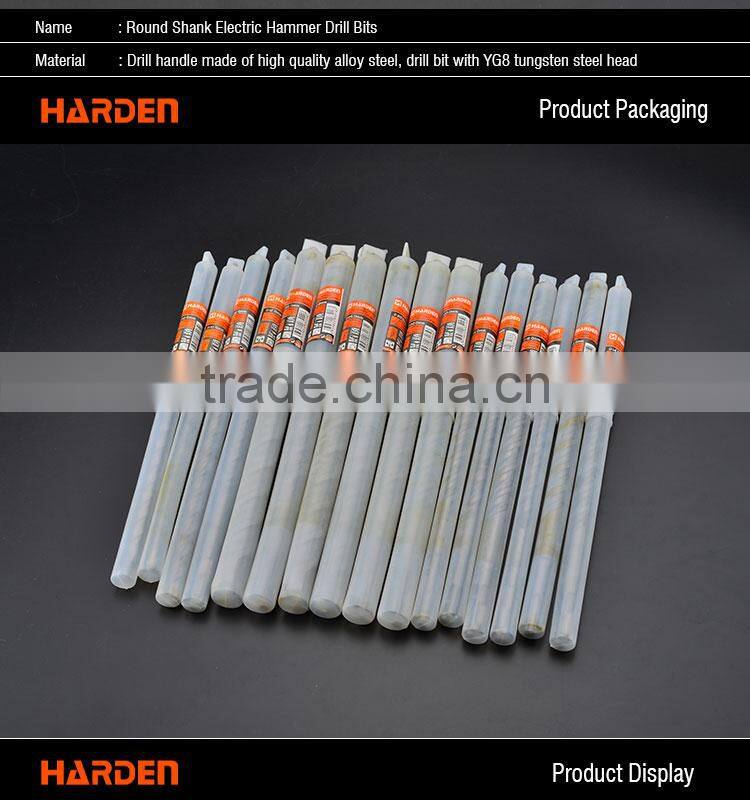 Professional YG8 Steel Round Shank Electrical Hammer Drill Bits