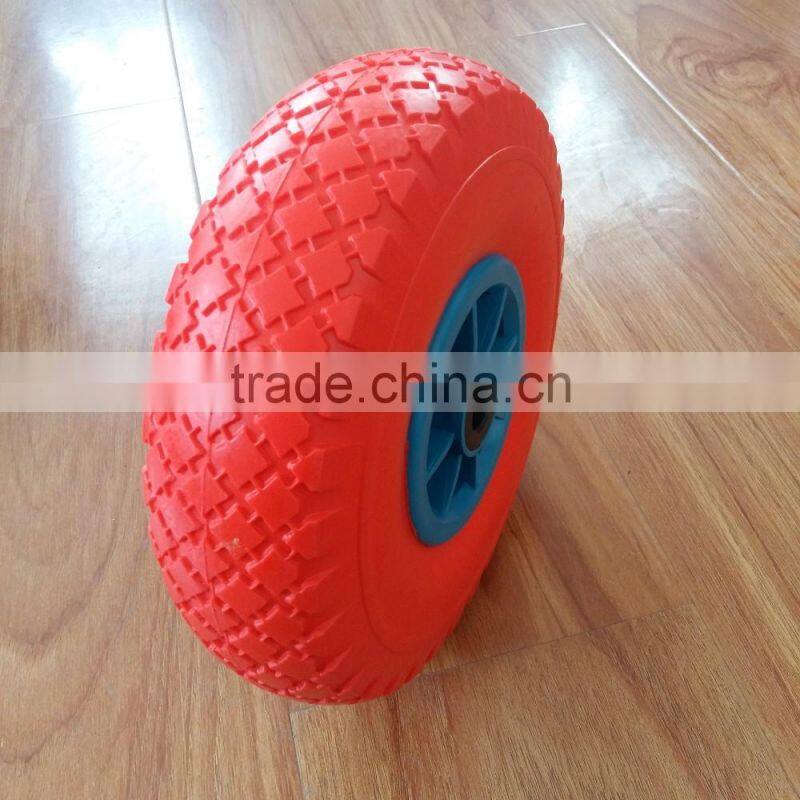 RSC Flat free PU foam wheel 3.00-4