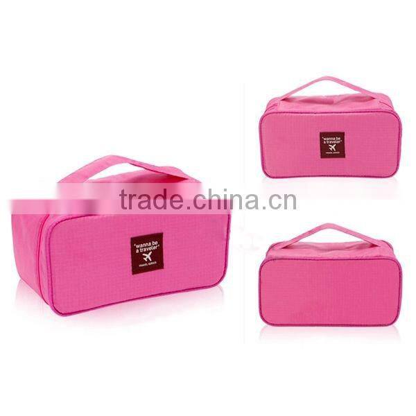 Multifunctional women underwear wash bag Travel gift bags Makeup Toiletry Wash handled bag