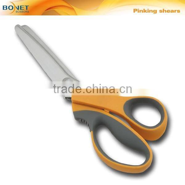 SPI0006 CE certificated 7 Inch Stainless Steel Decorative Fabric Edge Pinking Shears Scissor New