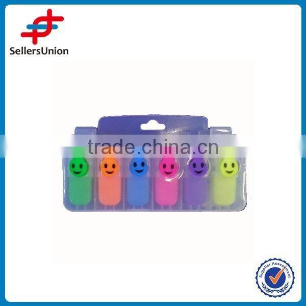 Colorful highlighter pen, 6 colors E-pointers