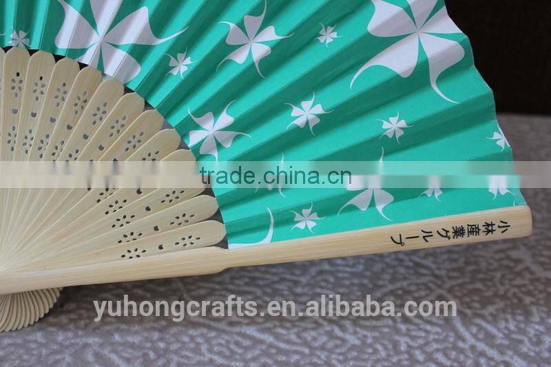 2015 stable quality best wholesales paper fan souvenir fan