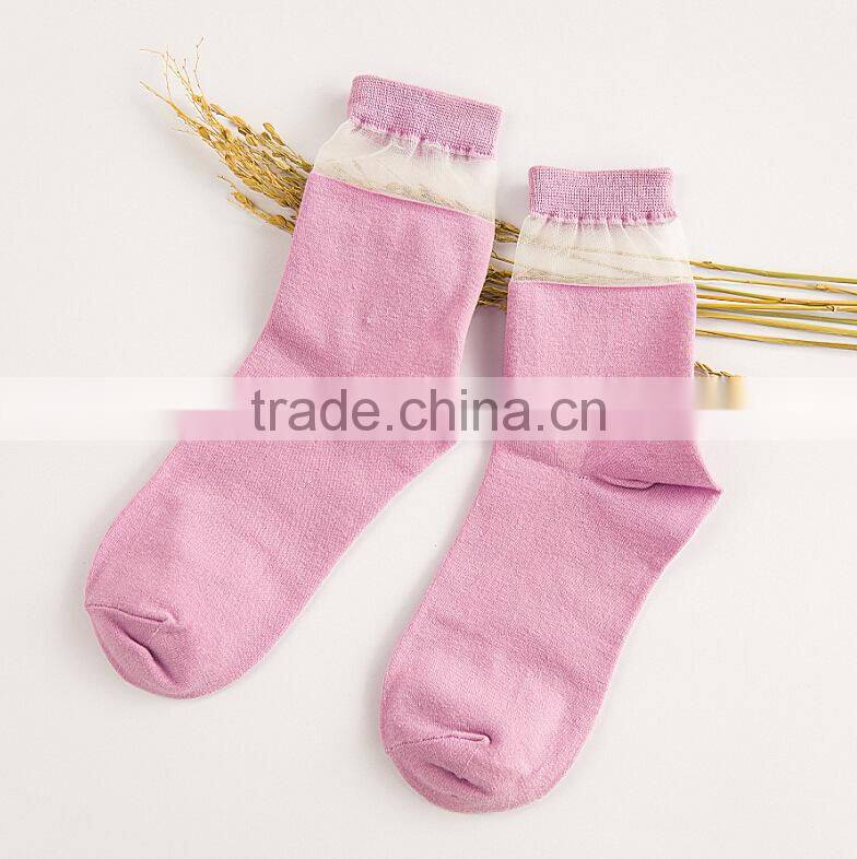 Candy Color Young Girls Socks Cheap Women Socks Wholesale