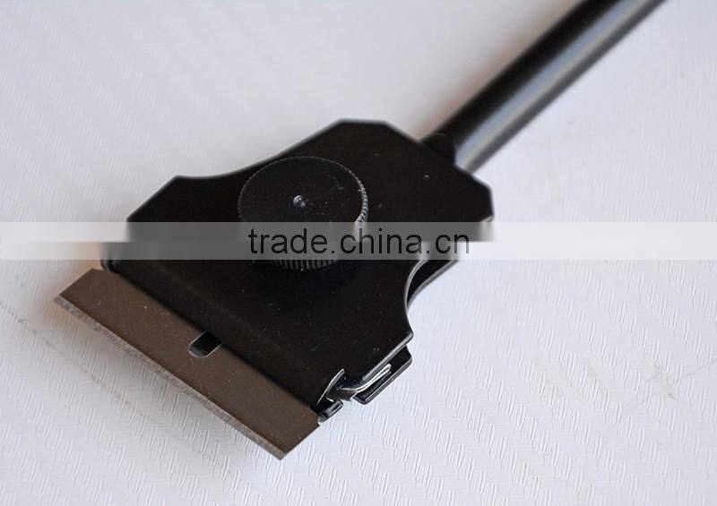 CN048B long handle razor scraper with 3pc 1.5 inch razor blade