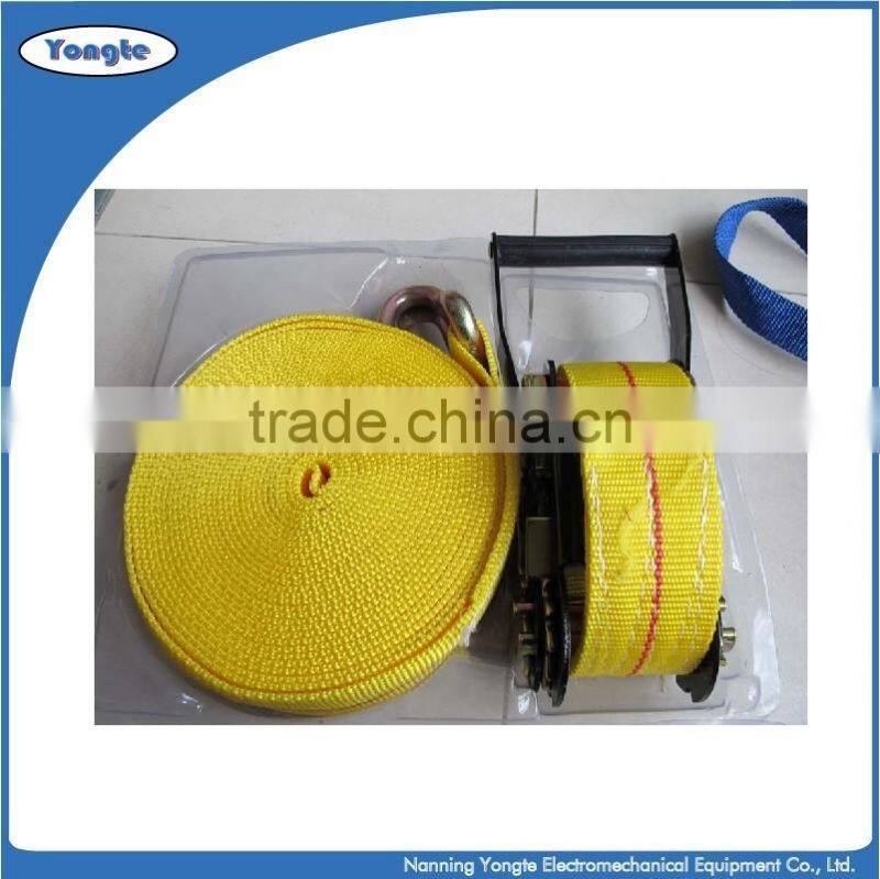 Heavy Duty cargo lashing belt /ratchet straps/ratchet tie down