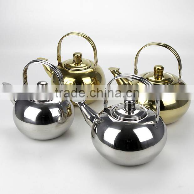 1.2L stainless steel non-electric whistling tea kettle