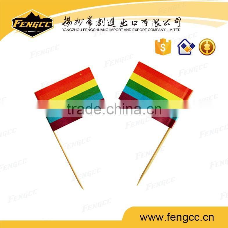 Custom polyester stick flag