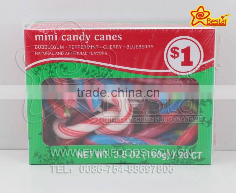 Mini Fruty Candy Canes Lollipop Christmas Gift