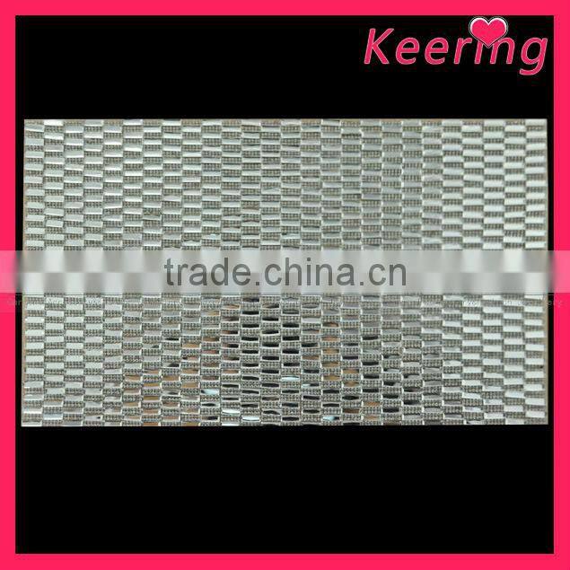 Clear AB Hot Fix Diamante Rhinestone Mesh WRT-004