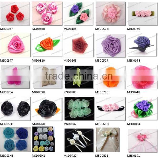 designs of ribbon flowers