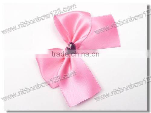 Flat bow knot striped grosgrain ribbon