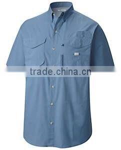 Men's short sleeve outdoor fishing shirt