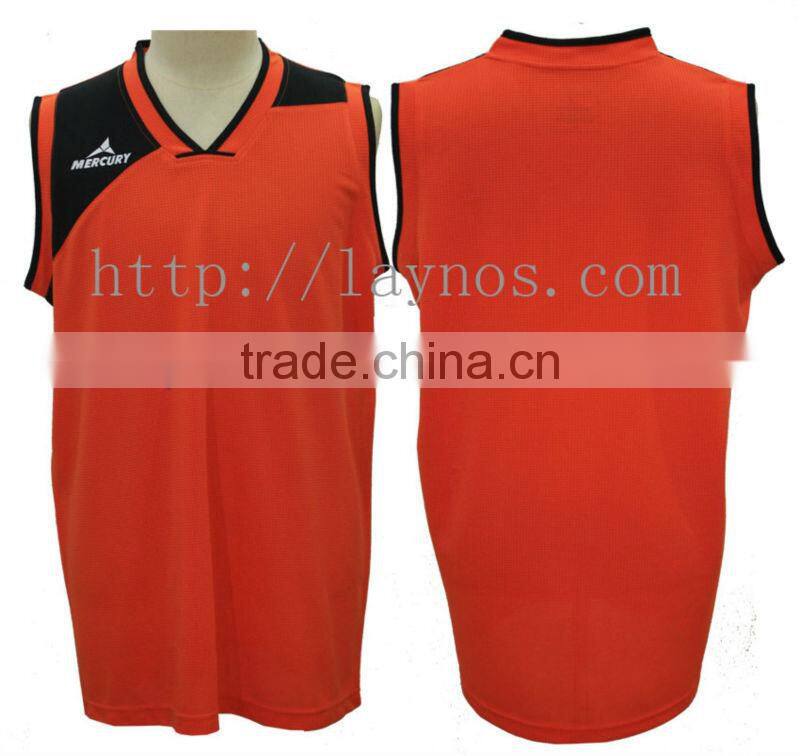 Orange/black basketball jerseys