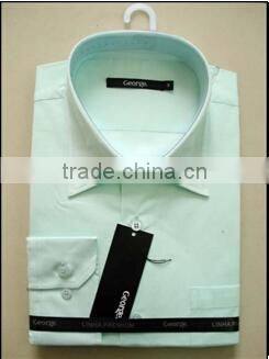 long sleeve cotton mens camisa stocklots in 2014, 140706c