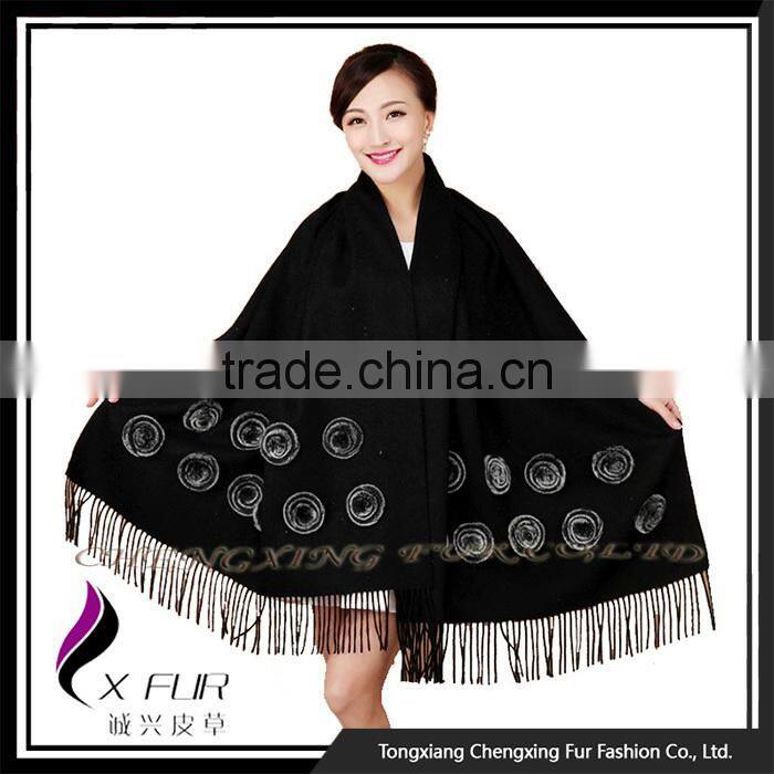 CX-B-P-36A Fashion Wholesale Comfortable Lady Scarf Pashmina Shawl