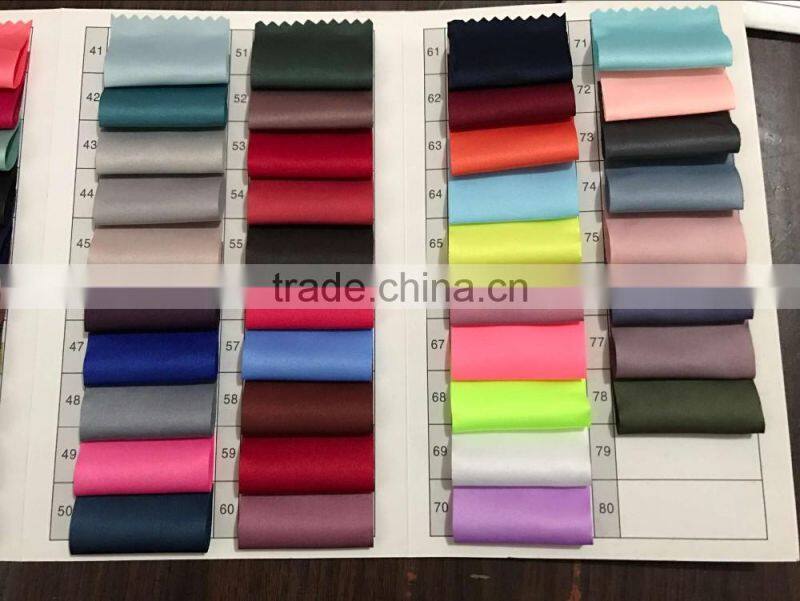 2017 New style fashion cotton spandex fabrics wholesale custom shirting woven cheap satin fabric