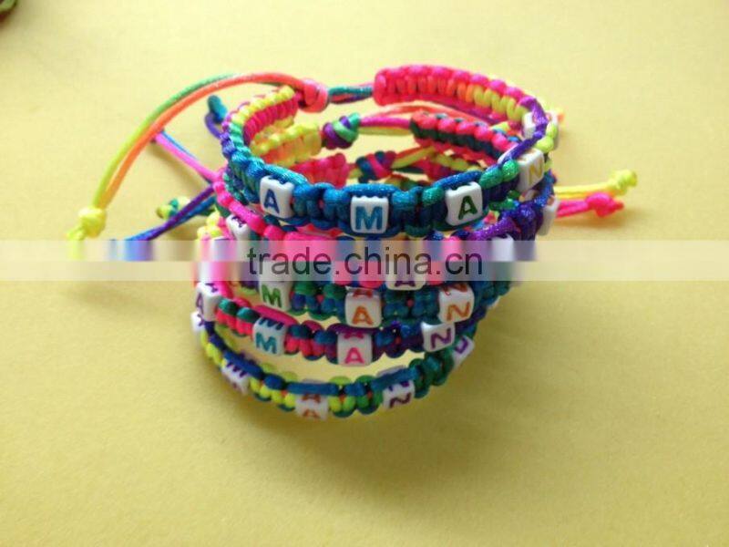 skull wood bead bracelet cheap beaded bracelet elastic wooden skull bead bracelet for promotion