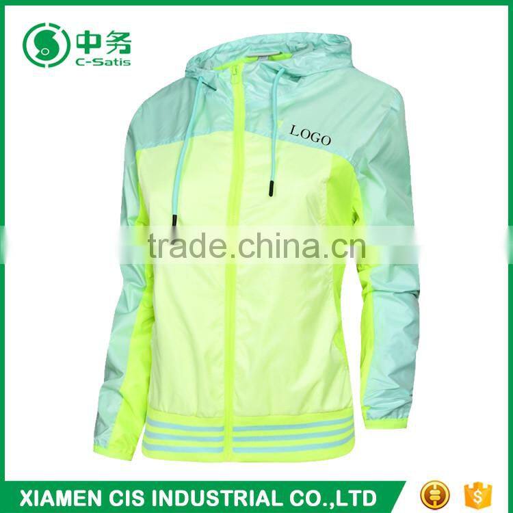 Custom Logo Print Colored Summer Lightweight Women Skin Jacket