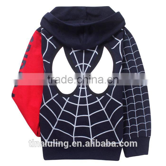 Brand New boys autumn zipper hoodies kids cartoon sweatshirts