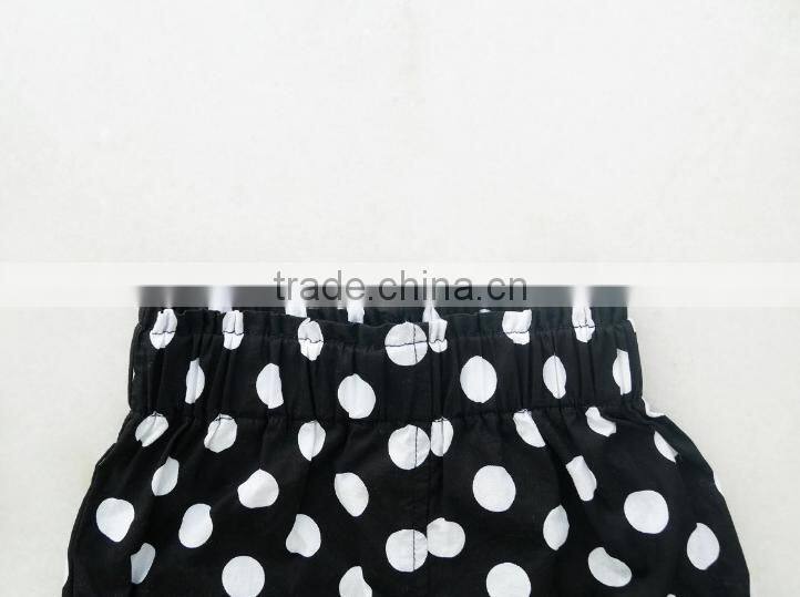 Wholesale Children's Boutique Clothing Stripes Polka Dots Pattern Baby Shorts