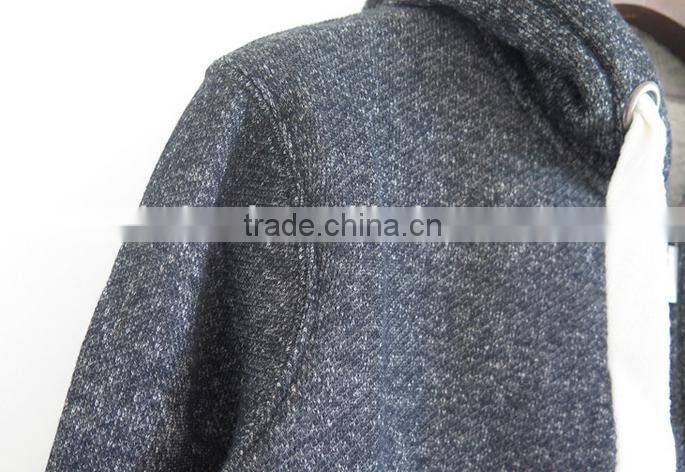 China Oem cheaper customized CVC60/40fleece zippered hoodies wholesale good quality warm zippered hoodies