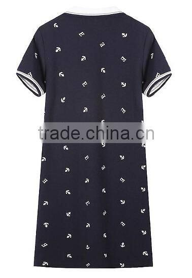 2016 wholesale Customized high school uniform designs different types of uniforms girl polo dress