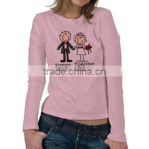 WOMENS T SHIRT WITH CROCHET FLOWER