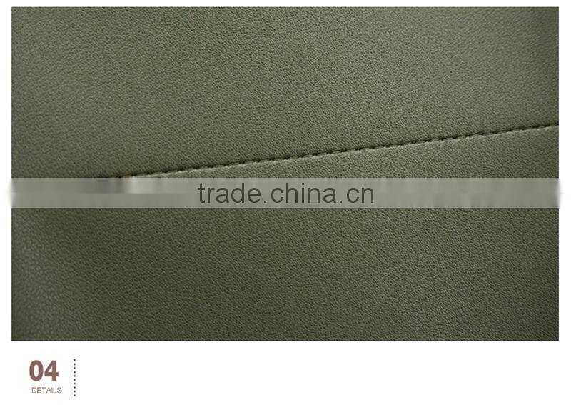 Army Green Metal Handle Handbag Fashion Messenger Bag