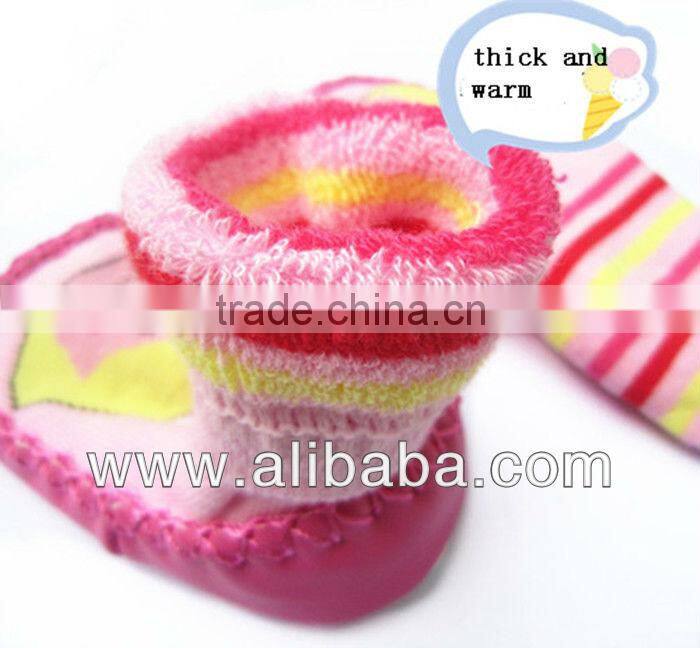 2013 small MOQ children socks floor socks indoor socks