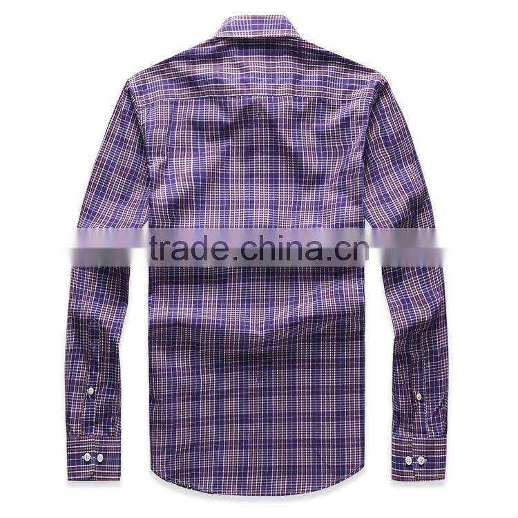 2013 Mens Fashion casual Plaid Shirts/Clothing Shirt Manufacturers