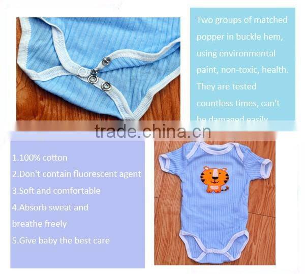 5 pcs baby boy's romper set, bodysuit gift set China wholesale
