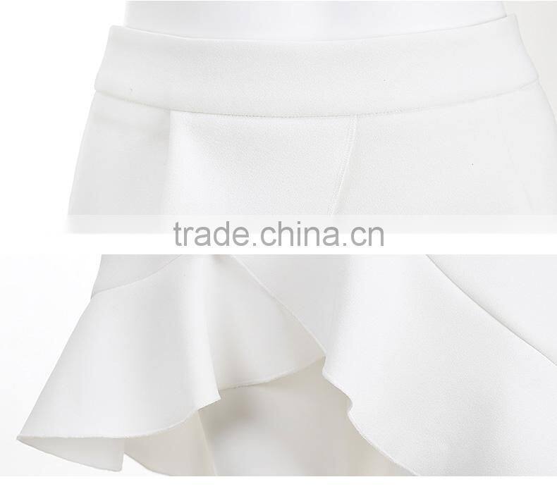 2017 Elegant fashion oem high waist fomal women latest lady skirt