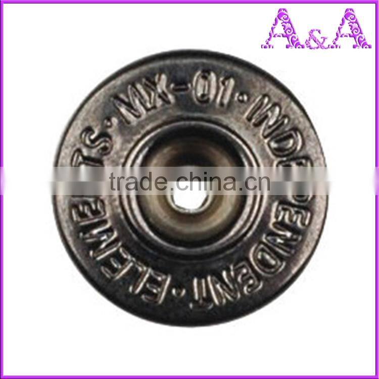 hot sale metal jeans button