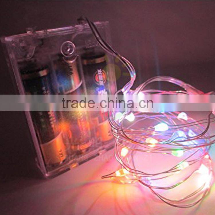 4M 40LEDS Copper Wire 3AA Battery Powered LED String Lights