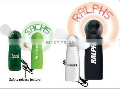 flashing fan desk fan message fan