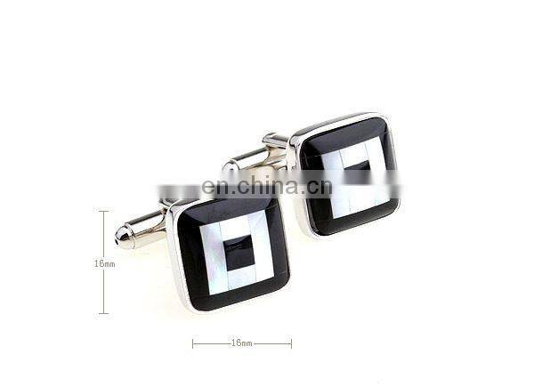 fashion men's jewelry high quality onyx cufflinks