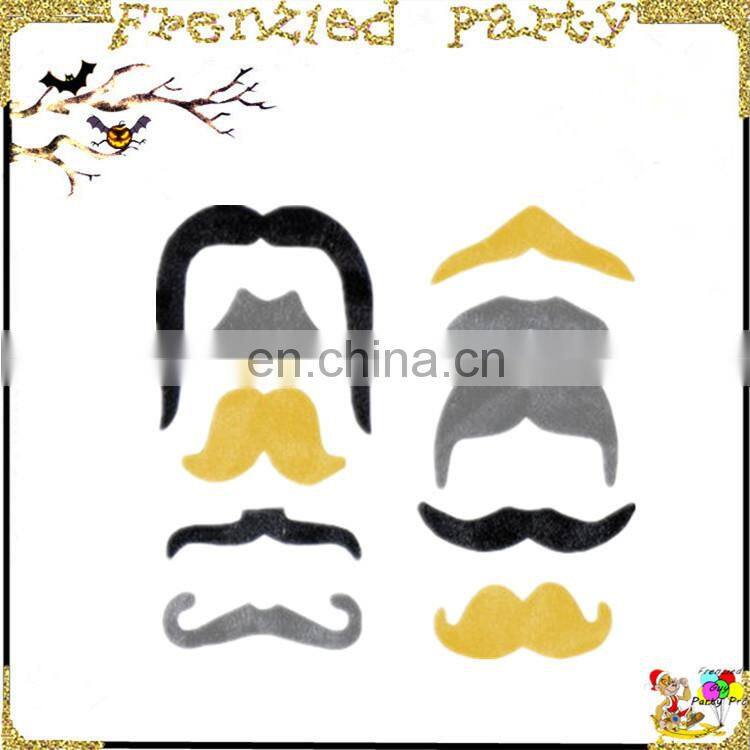 yiwu wholesale funny beard customize artificial mustache FGM-0067