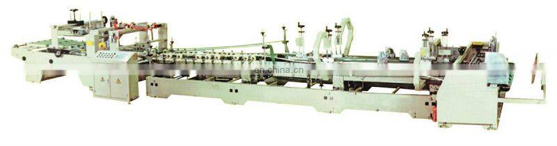 Manufacture price of Corrugated cardboard carton box fold glue machine