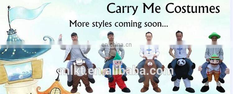 2017 popular OEM service animal adult glasses dog mascot costume