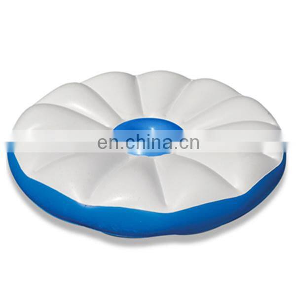 inflatable Island Float lounge with back rest