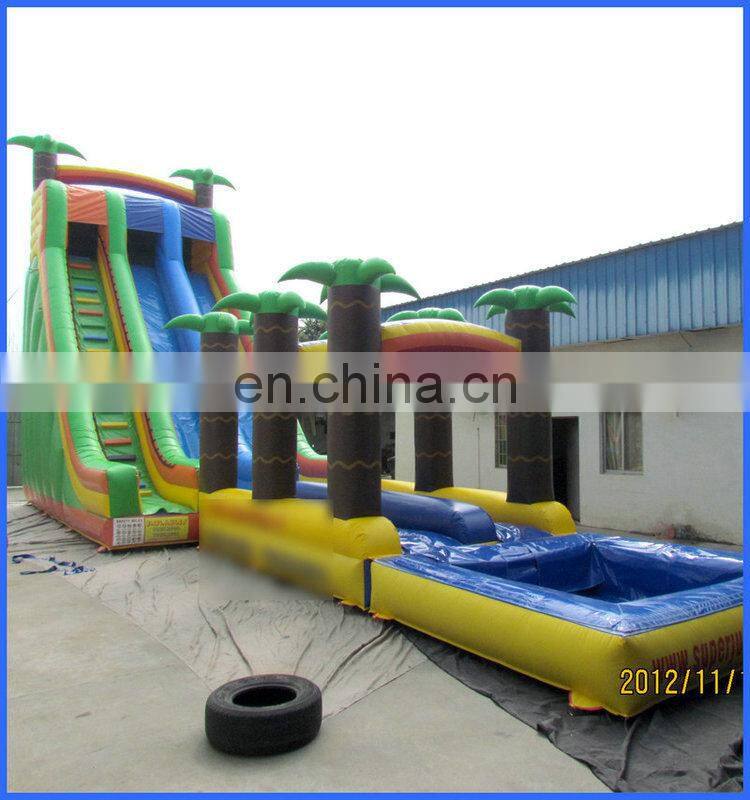 Top largest inflatable water slide lake inflatable water slides