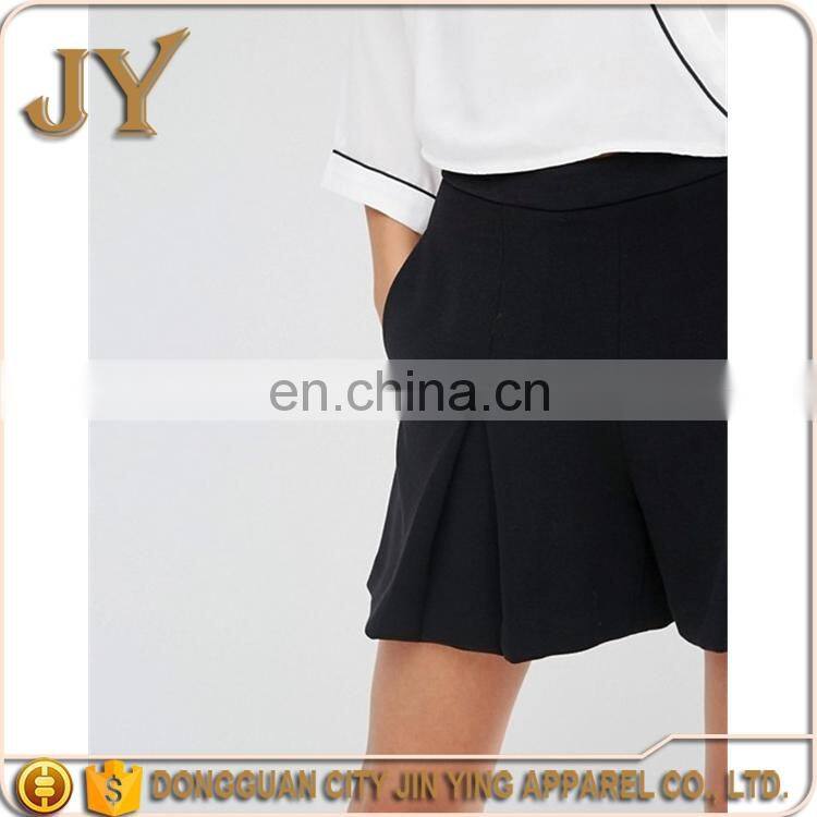 Plain Smart Shorts Pleat Front Shorts Zip-side Fastening Short Pants Alibaba China